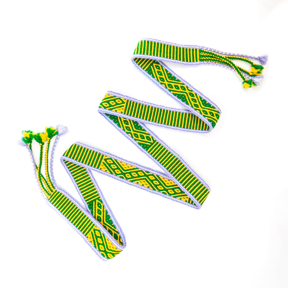 Rarámuri (tarahumara) Colorful Cotton Sash – Native-seeds-search