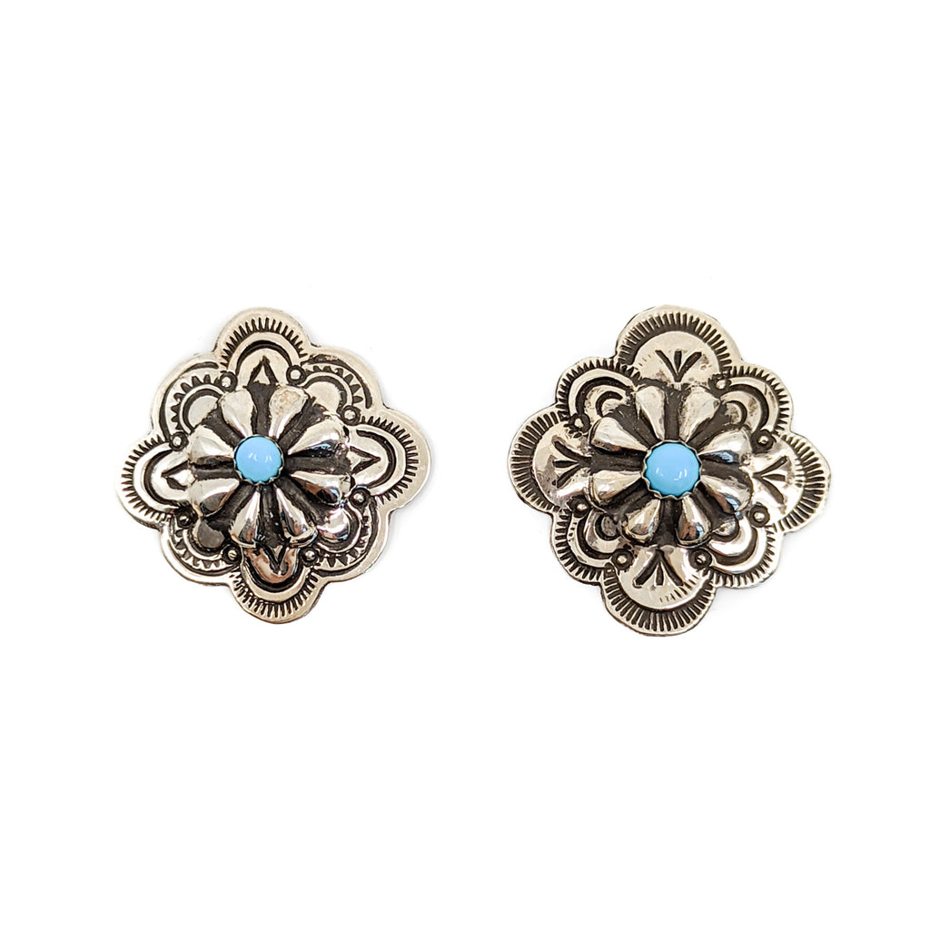 Silver buy Mini Concho Studs