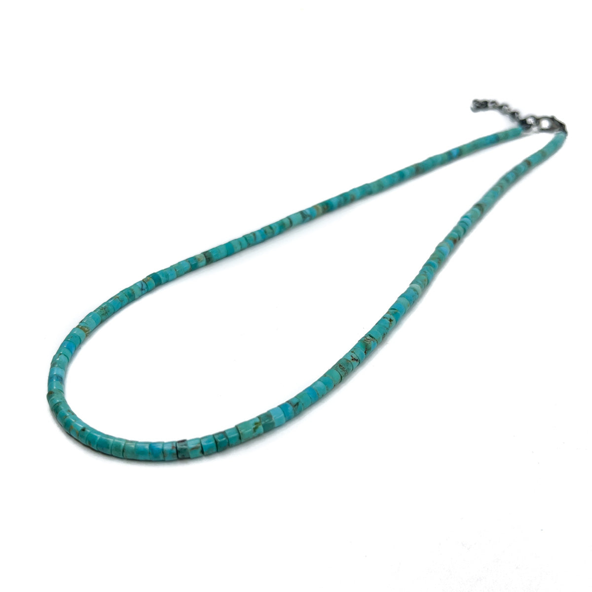 Blue Turquoise Choker Necklace - Santo Domingo Pueblo