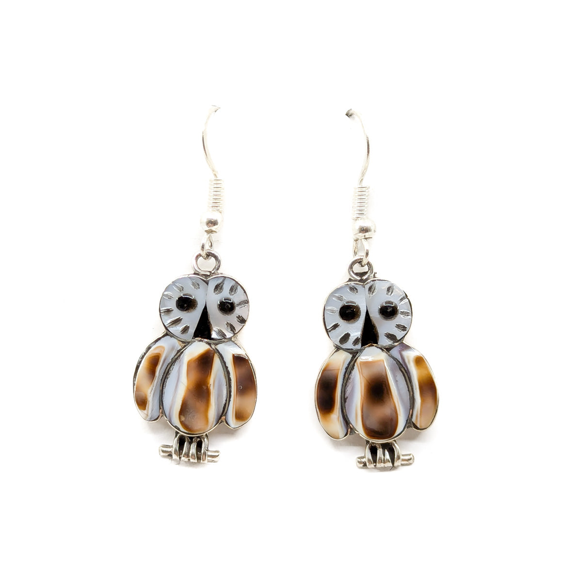 Brown Owl Earrings