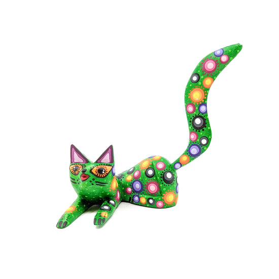 Small Green Spotted Cat