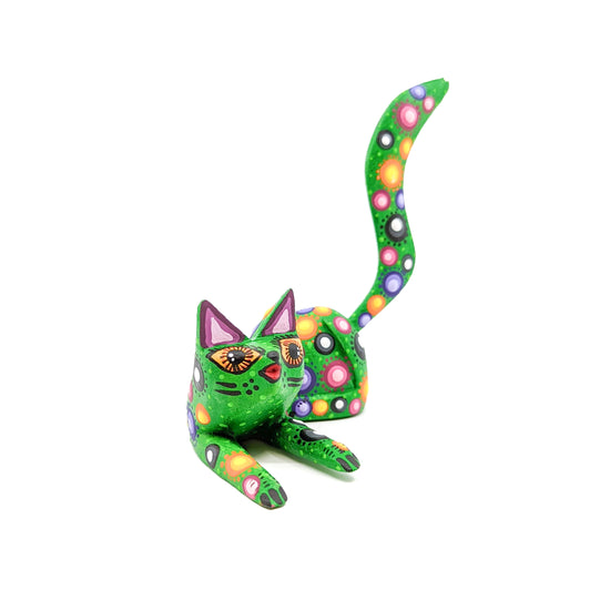 Small Green Spotted Cat