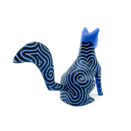 Dazzling Dark Blue Cat