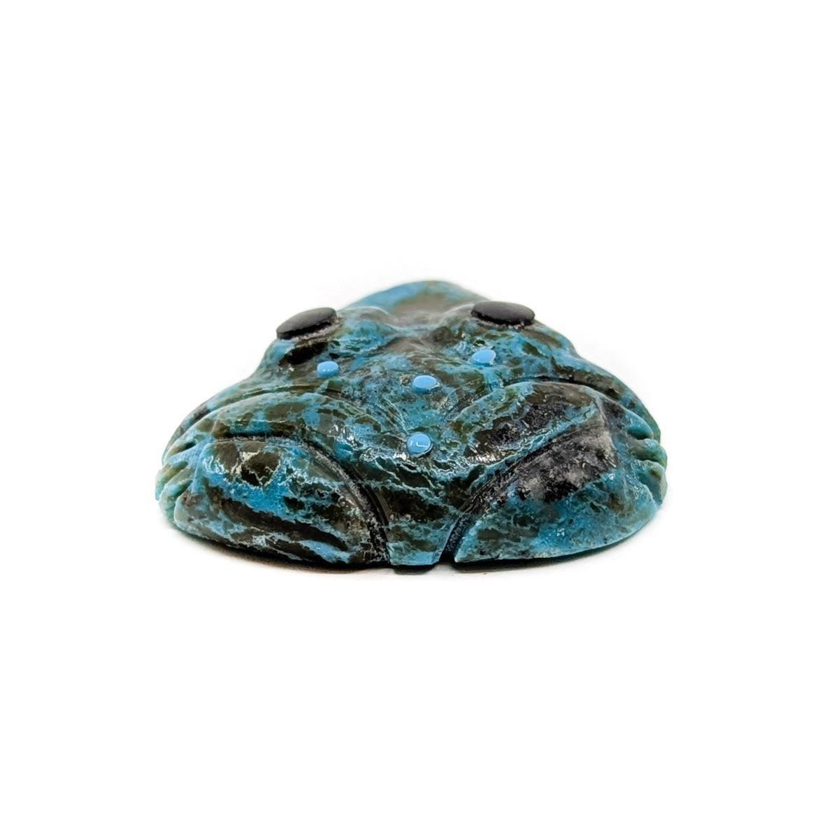 Turquoise Frog with Turquoise Accents by Georgette Quam