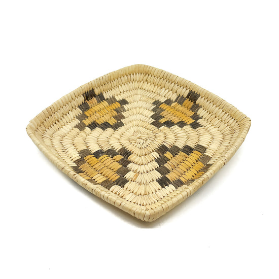 Vintage Rare Square Shaped Basket