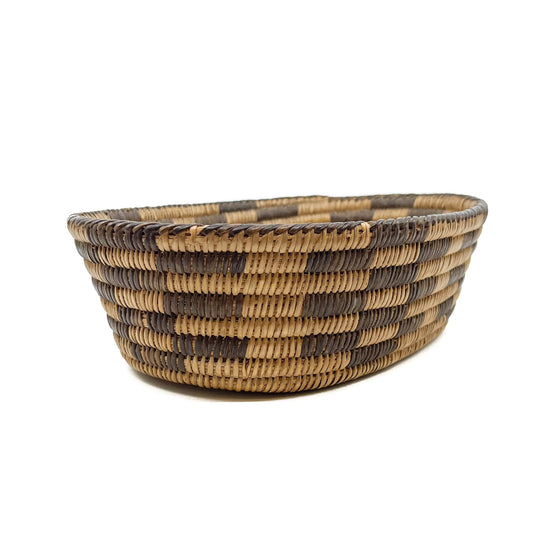 Vintage Willow Oval Coyote Tracks Basket - 1925