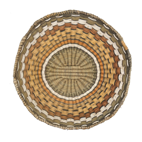 Vintage Hopi Wicker Polychrome with Traditional "Sacred Thread Pattern"