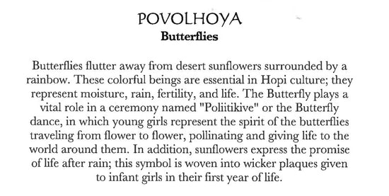 "Povolhoya (Butterflies)" Card by Gerald A. A. Dawavendewa