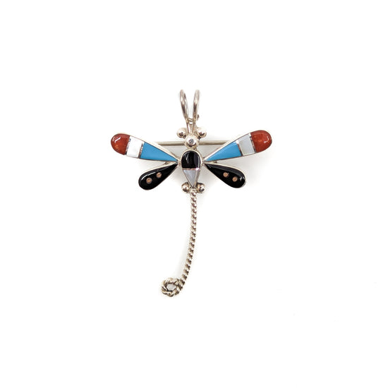 Zuni Dragonfly Pin/pendant