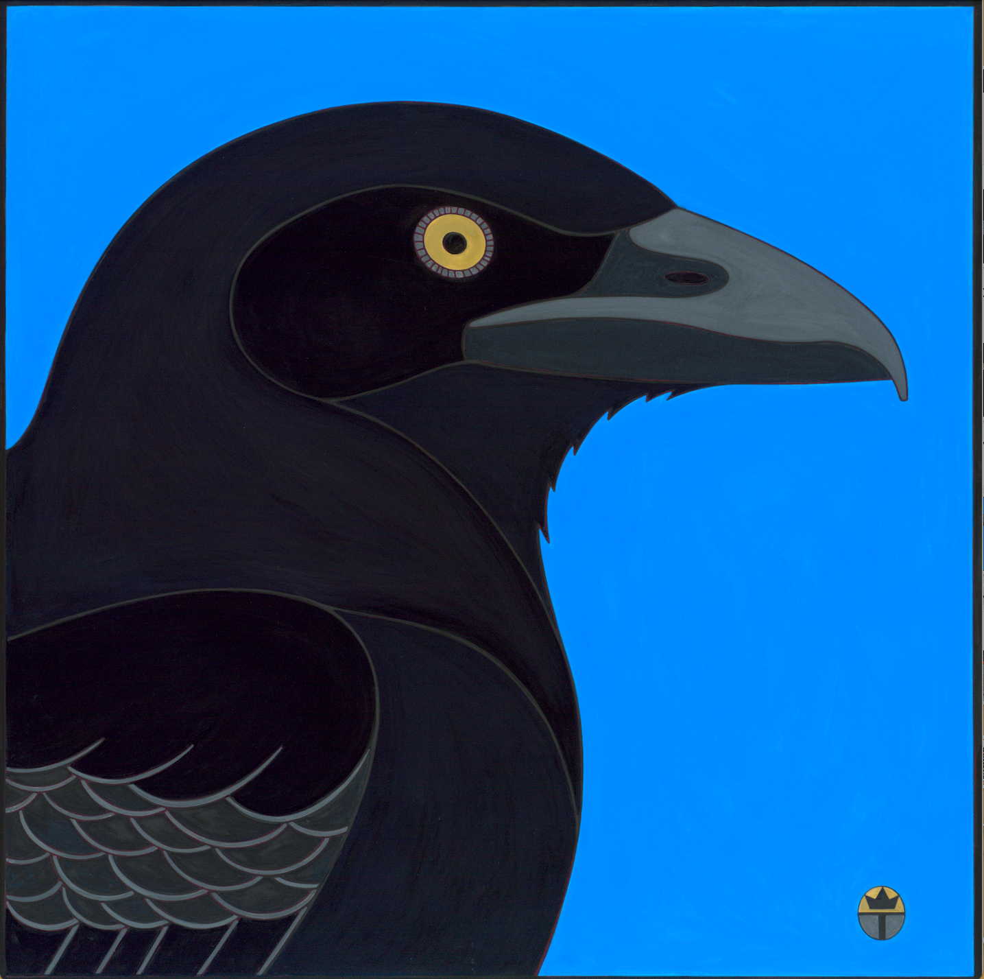 NEW! Wil Taylor: "Raven" (Framed Print 12"x12")