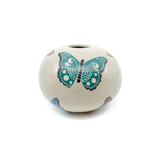 Multicolor Butterflies Seed Pot