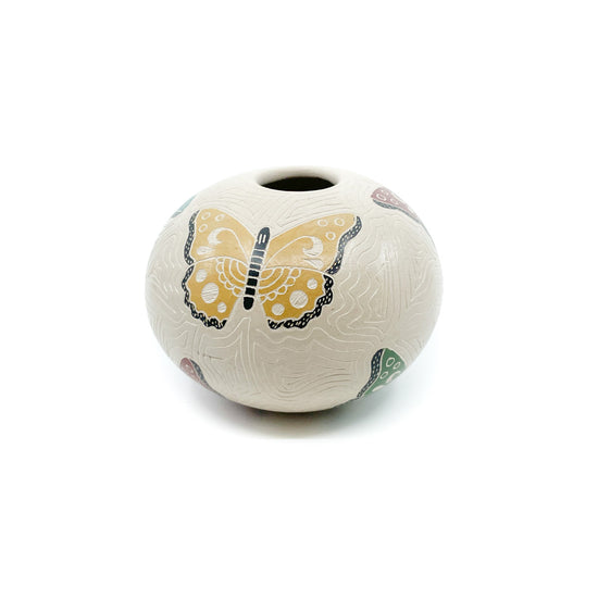 Multicolor Butterflies Seed Pot