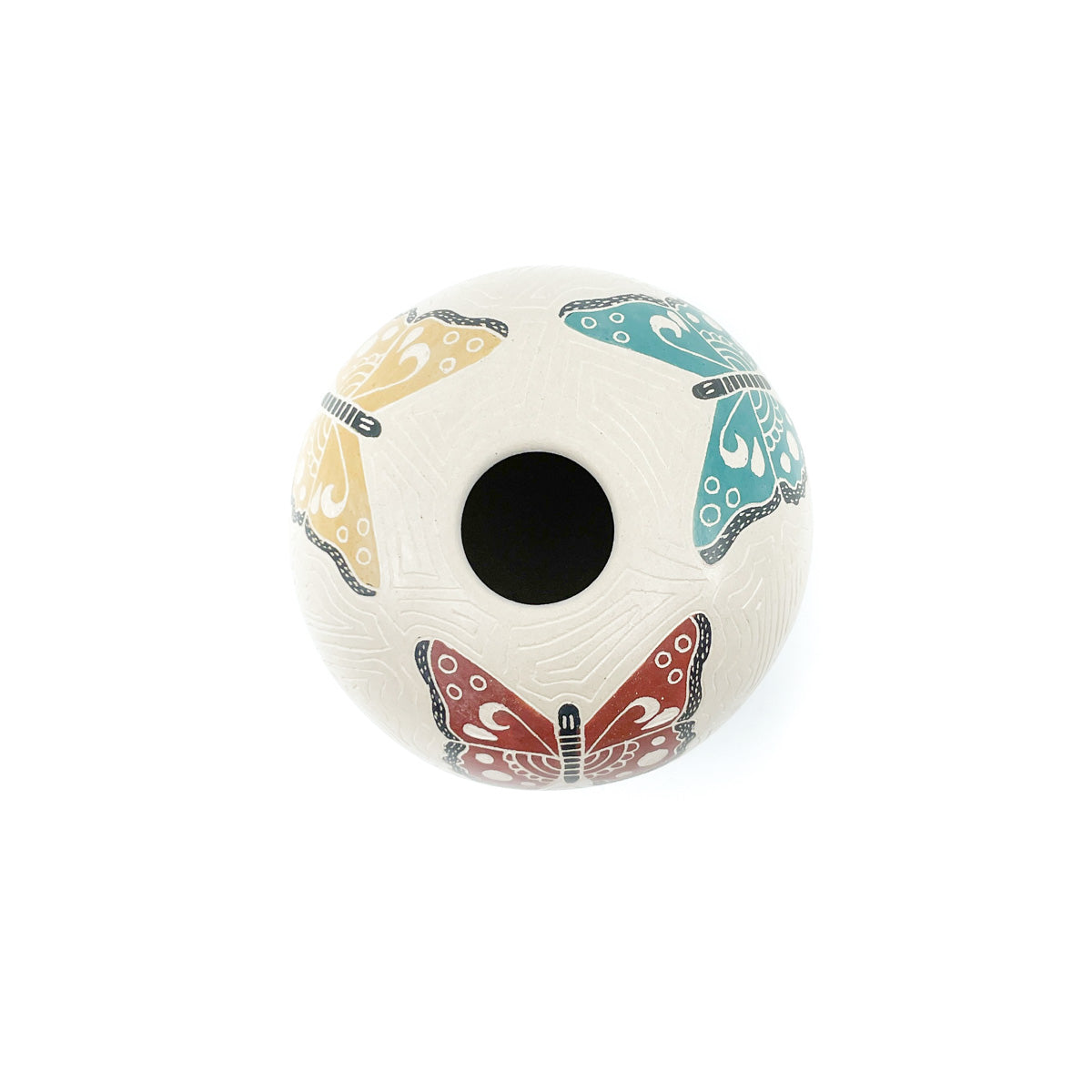 Multicolor Butterflies Seed Pot